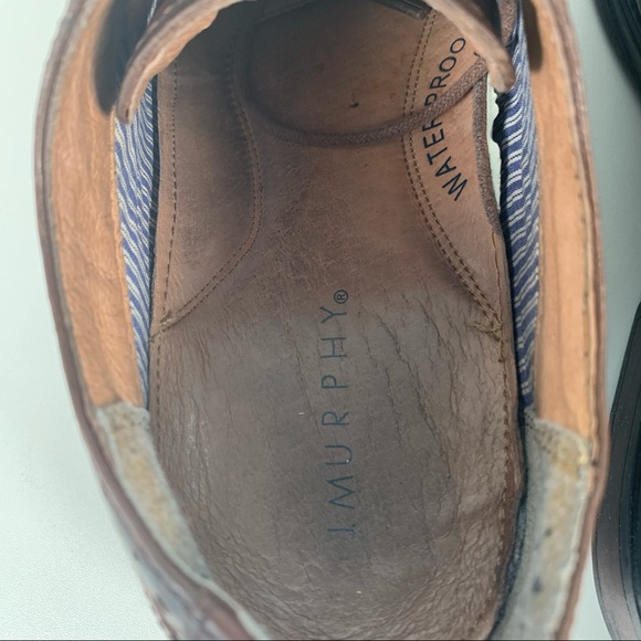 Men’s Brown Dress Shoes Murphy and Murphy Size 9 - Picture 6 of 11